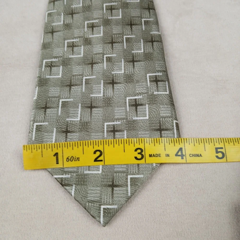 JS Blank‎ 4x60 Mens Tie Silk Geometric